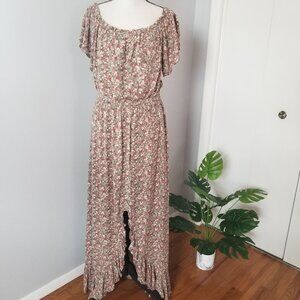 VICI off the shoulder maxi dress L